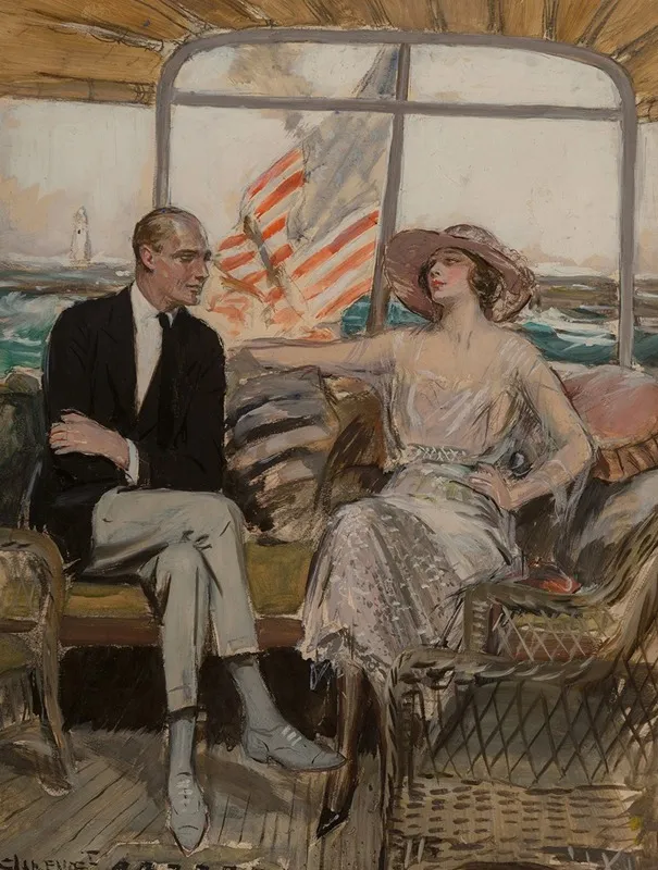 The Cruise Wall Art by Clarence F. Underwood - High-Resolution Digital Print