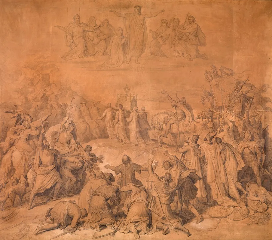 The Crusaders Wall Art by Wilhelm von Kaulbach - High-Resolution Digital Print