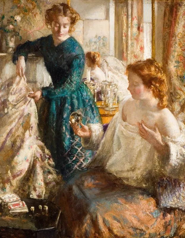 The Crystal Gazers Wall Art by Henry Tonks - High-Resolution Digital Print