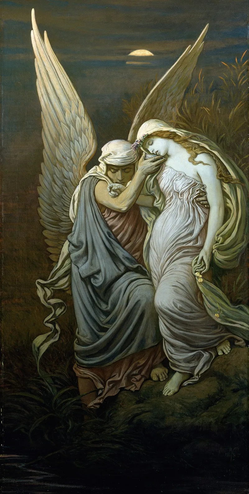 The Cup Of Death Wall Art by Elihu Vedder - High-Resolution Digital Print