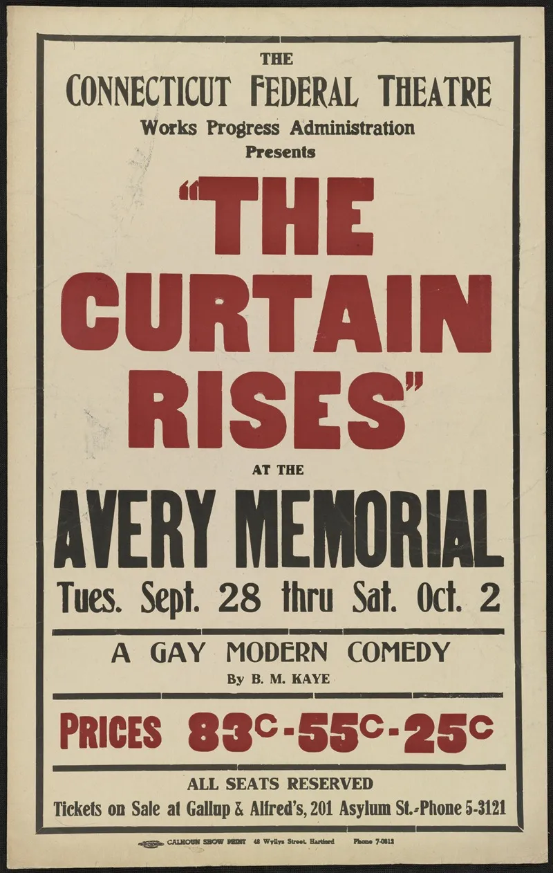 The Curtain Rises 3 Wall Art by Anonymous - High-Resolution Digital Print