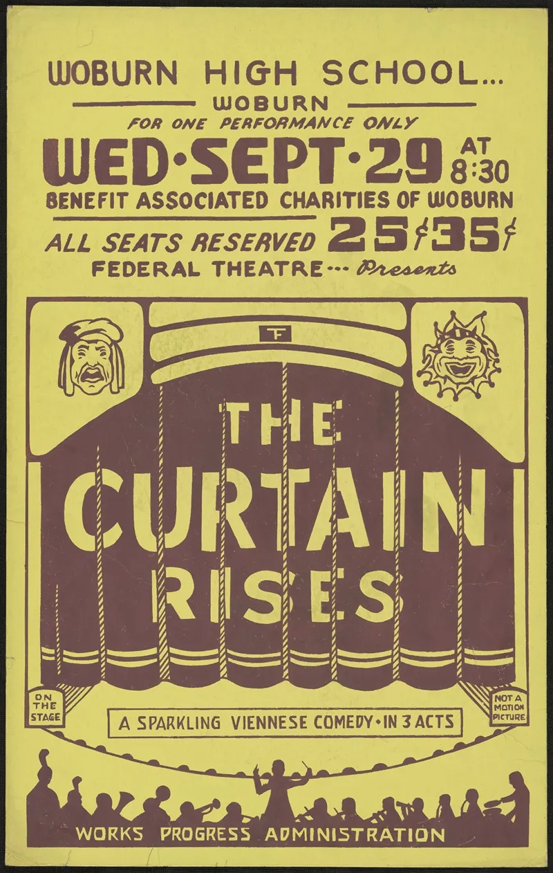 The Curtain Rises 5 Wall Art by Anonymous - High-Resolution Digital Print