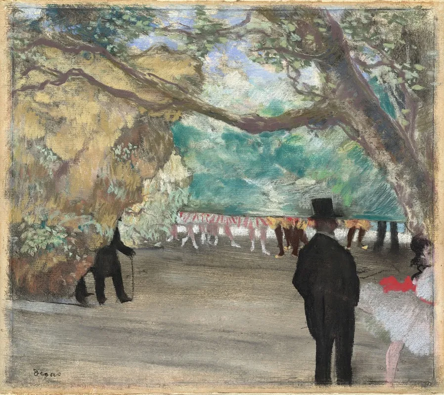 The Curtain Wall Art by Edgar Degas - High-Resolution Digital Print