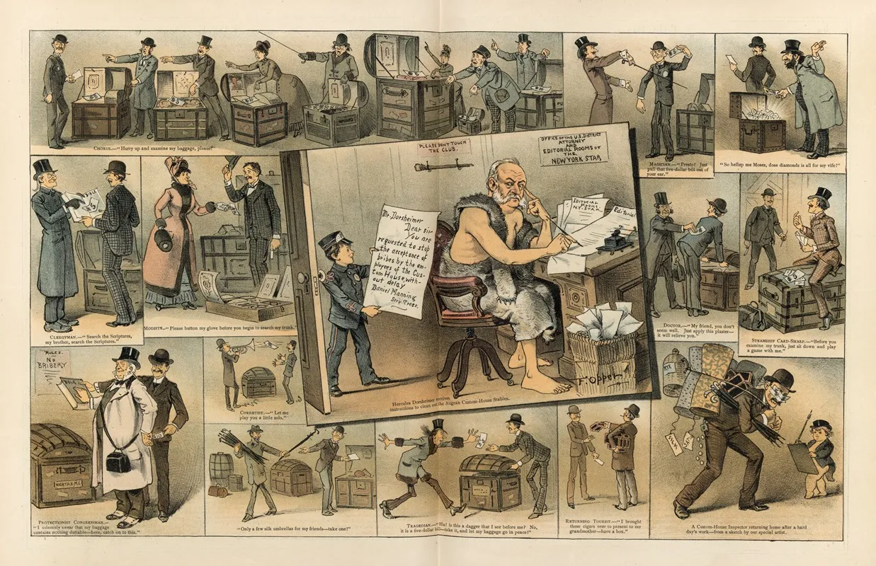 The Custom House Code Of Morals Under Our Beautiful Tariff System