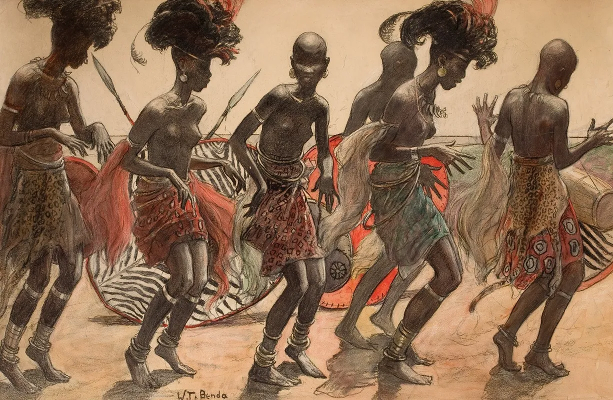 The Dance 16 Wall Art by Wladyslaw Theodore Benda - High-Resolution Digital Print