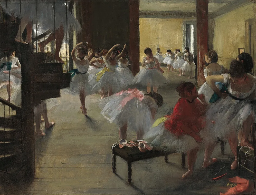 The Dance Class Wall Art by Edgar Degas - High-Resolution Digital Print