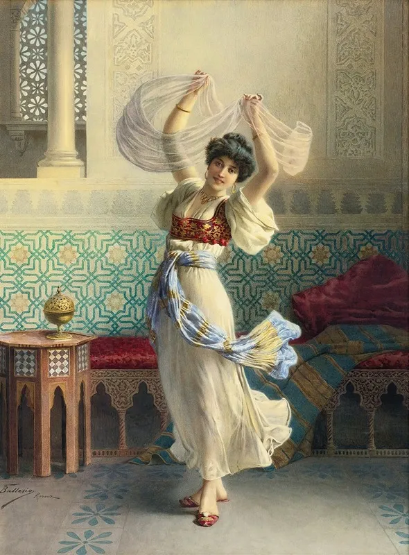 The Dance Of The Veils Wall Art by Francesco Ballesio - High-Resolution Digital Print
