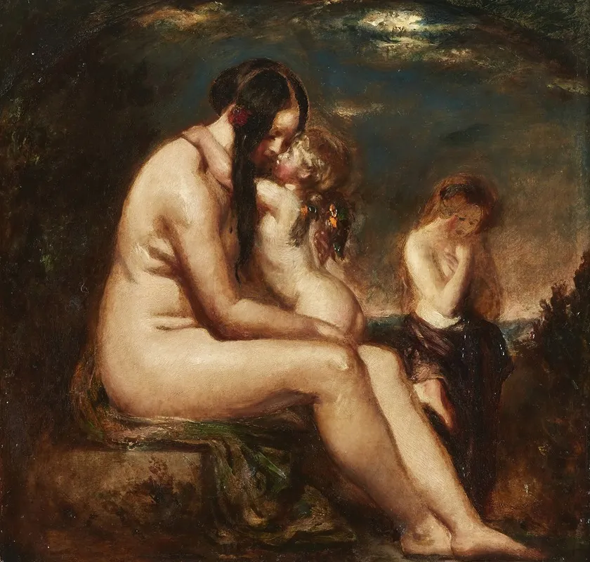 The Dawn Of Love Wall Art by William Etty - High-Resolution Digital Print