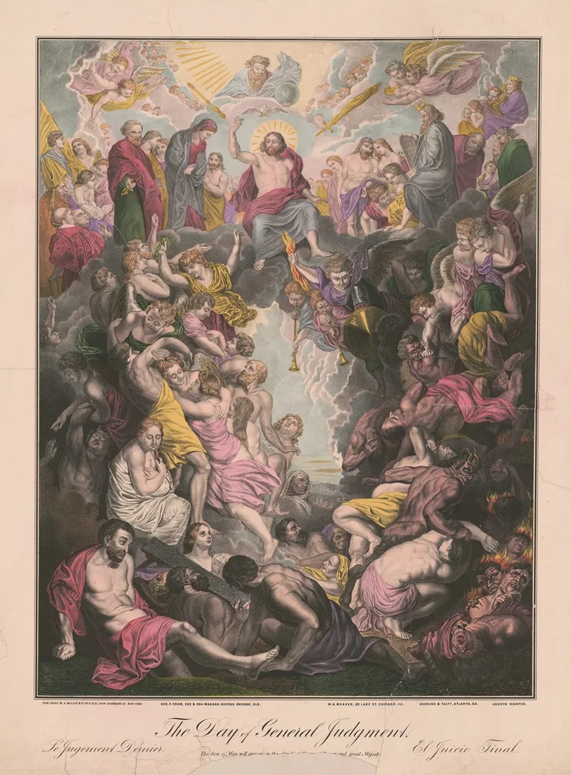 The Day Of General Judgment Wall Art by A. Muller &amp; Co. - High-Resolution Digital Print