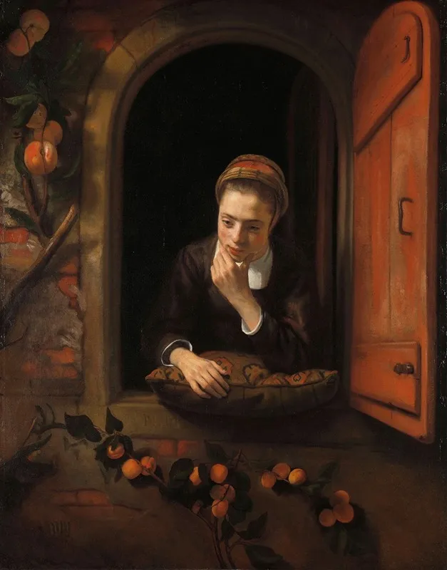 The Daydreamer Wall Art by Nicolaes Maes - High-Resolution Digital Print