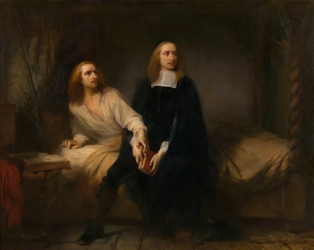 The De Witt Brothers In Captivity Wall Art by Gustaf Wappers - High-Resolution Digital Print