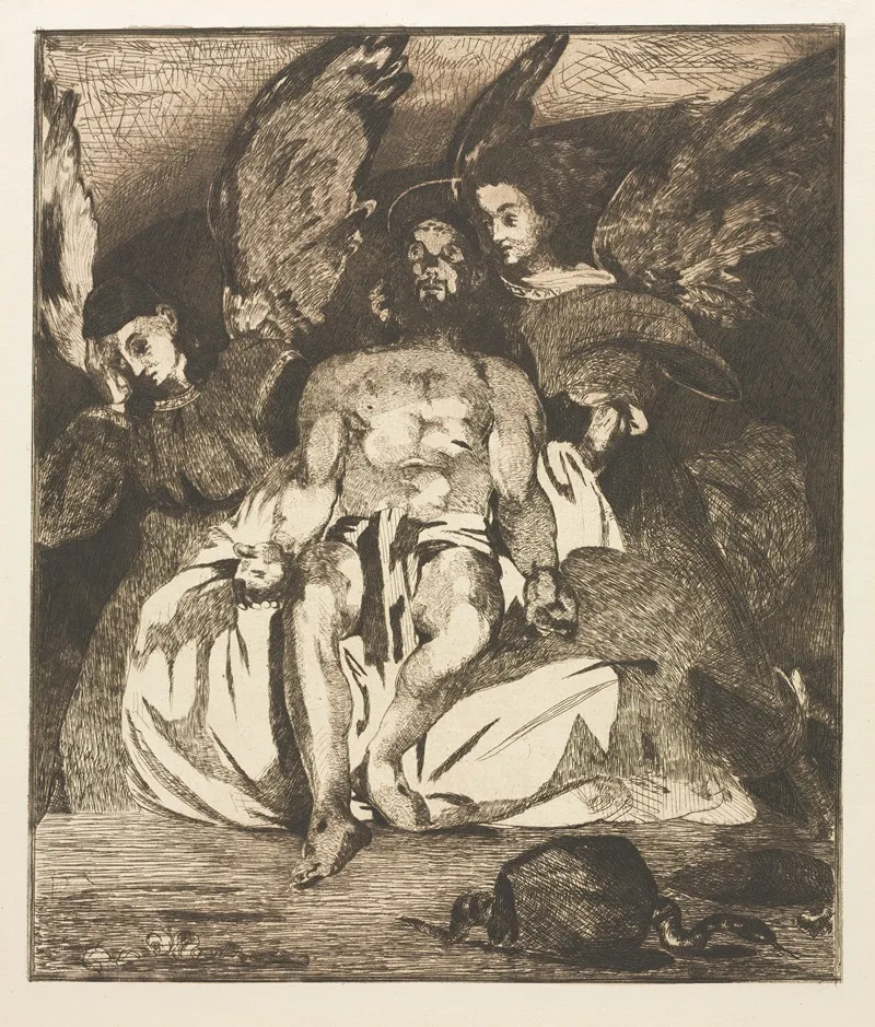 The Dead Christ With Angels 5