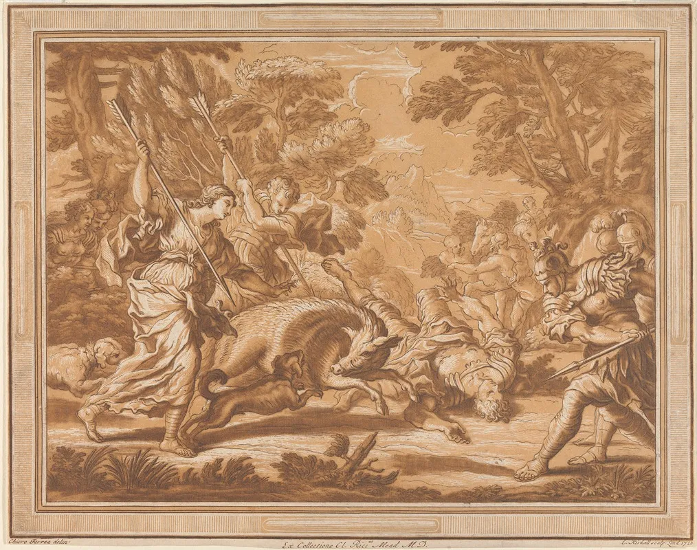 The Death Of Adonis 7 Wall Art by Elisha Kirkall - High-Resolution Digital Print