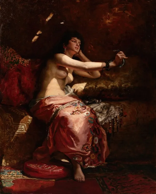 The Death Of Cleopatra 10 Wall Art by Pierre-Joseph Mousset - High-Resolution Digital Print
