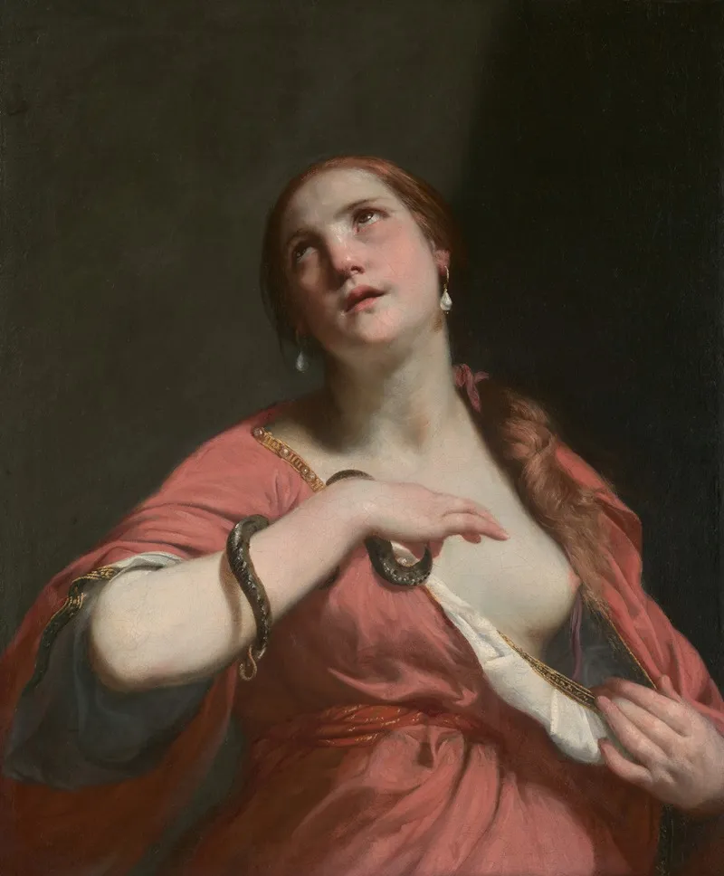 The Death Of Cleopatra 8 Wall Art by Guido Cagnacci - High-Resolution Digital Print