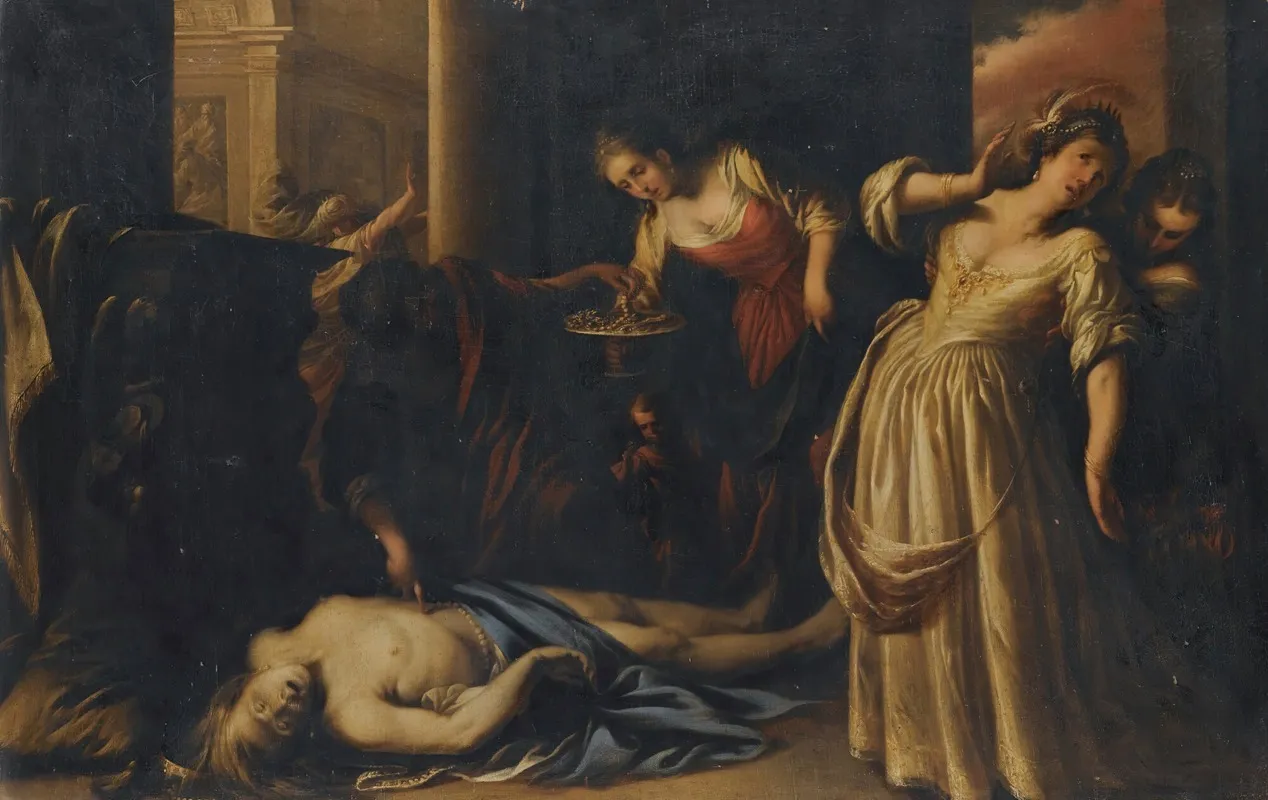 The Death Of Cleopatra 9 Wall Art by Lombard School - High-Resolution Digital Print