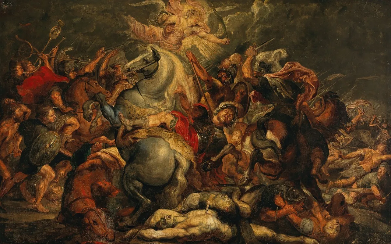 The Death Of Decius Mus In A Battle Against The Latins