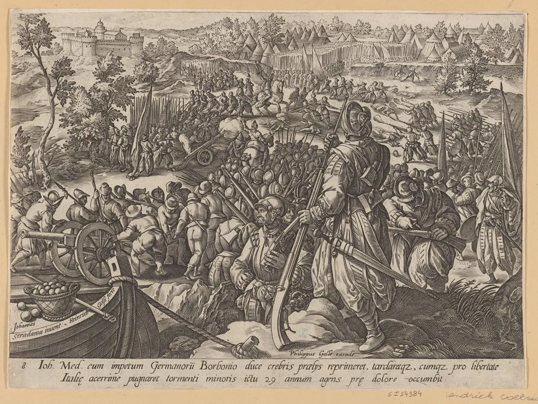 The Death Of Giovanni De Medici Wall Art by Stradanus - High-Resolution Digital Print