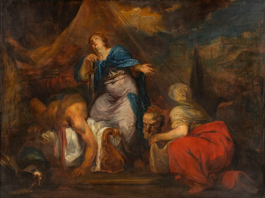 The Death Of Holofernes Wall Art by Lodewijk de Deyster - High-Resolution Digital Print