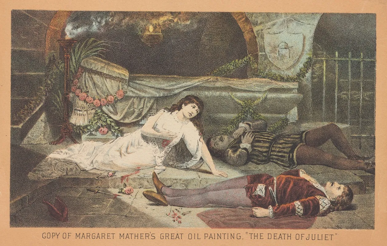 The Death Of Juliet Wall Art by Frank Russell Green - High-Resolution Digital Print