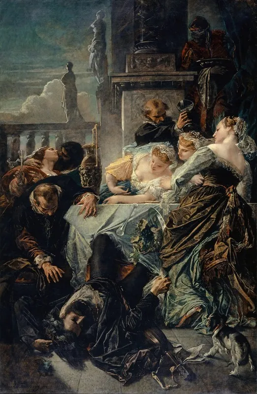 The Death Of Pietro Aretino