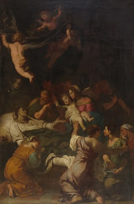 The Death Of Saint Anne Wall Art by Fabrizio Chiari - High-Resolution Digital Print