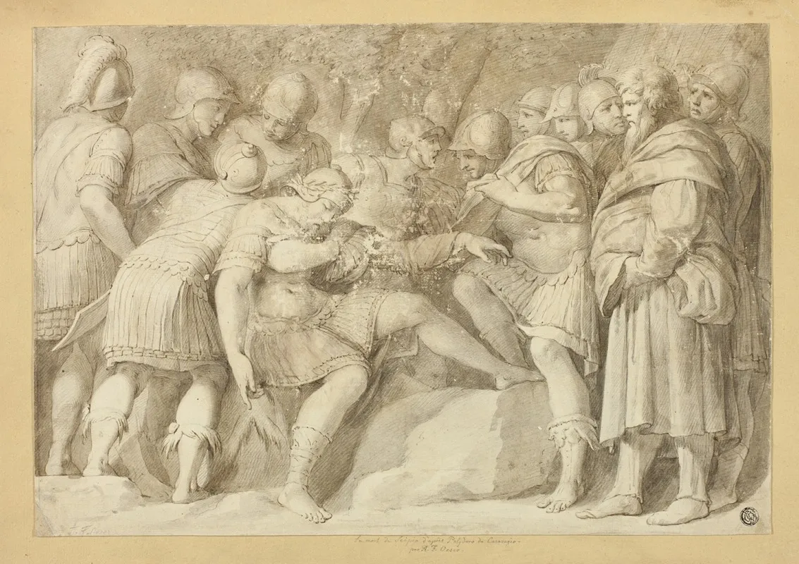 The Death Of Scipio Wall Art by Adam Friedrich Oeser - High-Resolution Digital Print