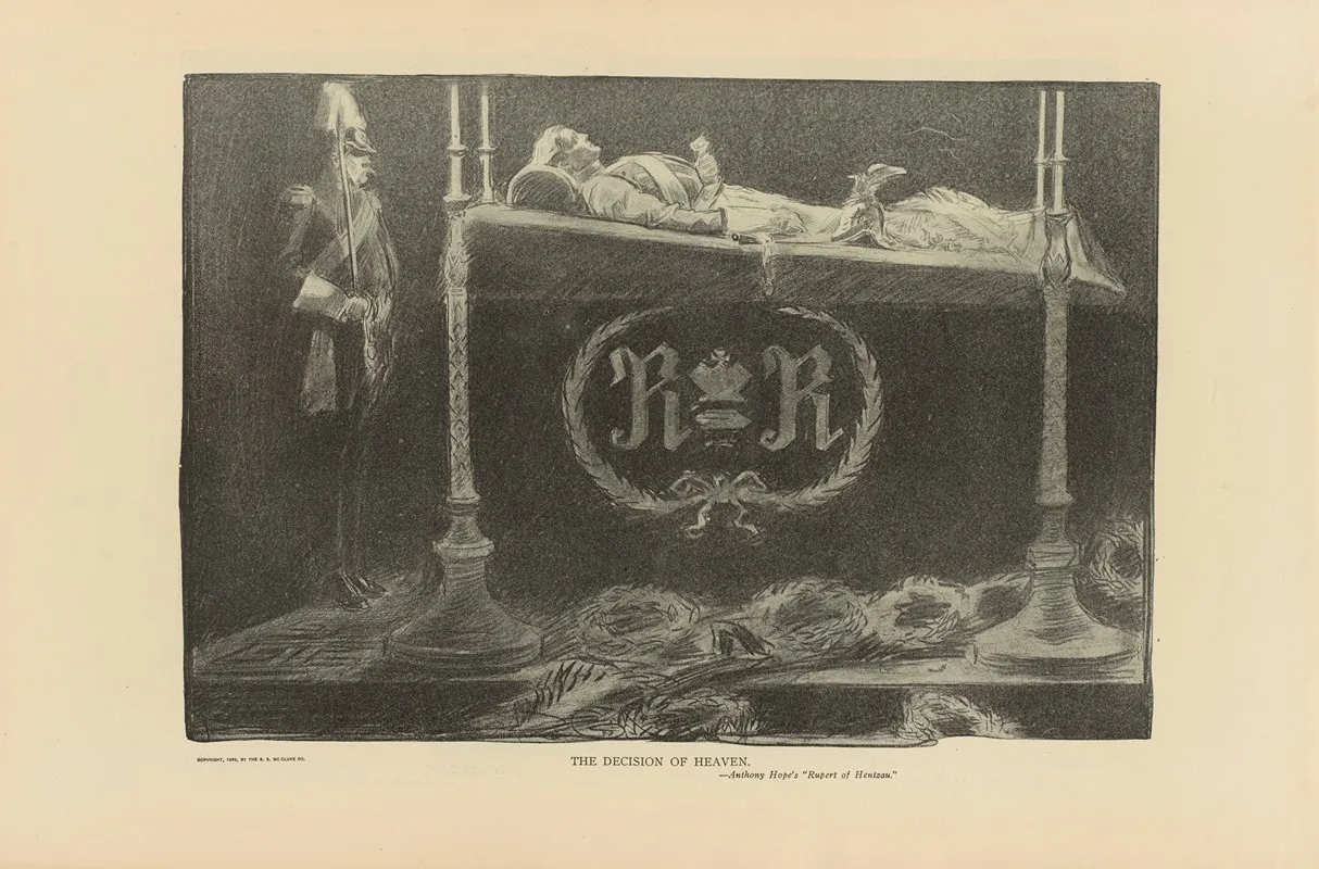 The Decision Of Heaven Wall Art by Charles Dana Gibson - High-Resolution Digital Print