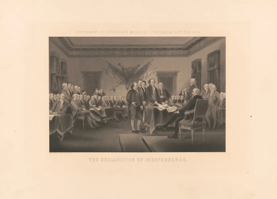 The Declaration Of Independence Wall Art by Illman Brothers - High-Resolution Digital Print