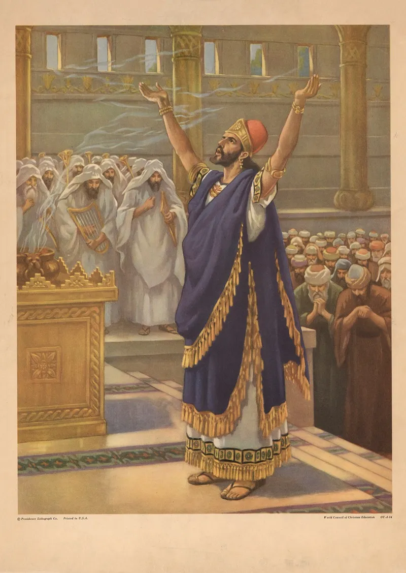 The Dedication Of The Temple Wall Art by Gebhard Fugel - High-Resolution Digital Print