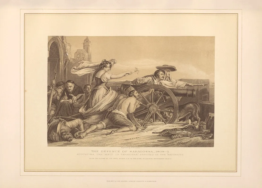 The Defence Of Saragossa 1808 9 Sir David Wilkie Wall Art by Thomas Archer - High-Resolution Digital Print