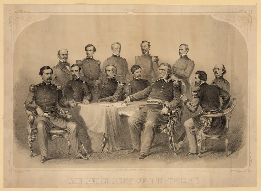 The Defenders Of The Union Wall Art by Sarony, Major &amp; Knapp Lith. - High-Resolution Digital Print