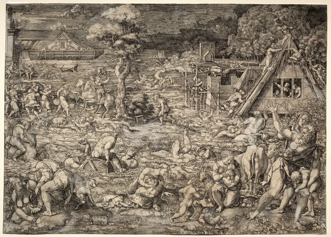 The Deluge 9 Wall Art by Dirk Vellert - High-Resolution Digital Print