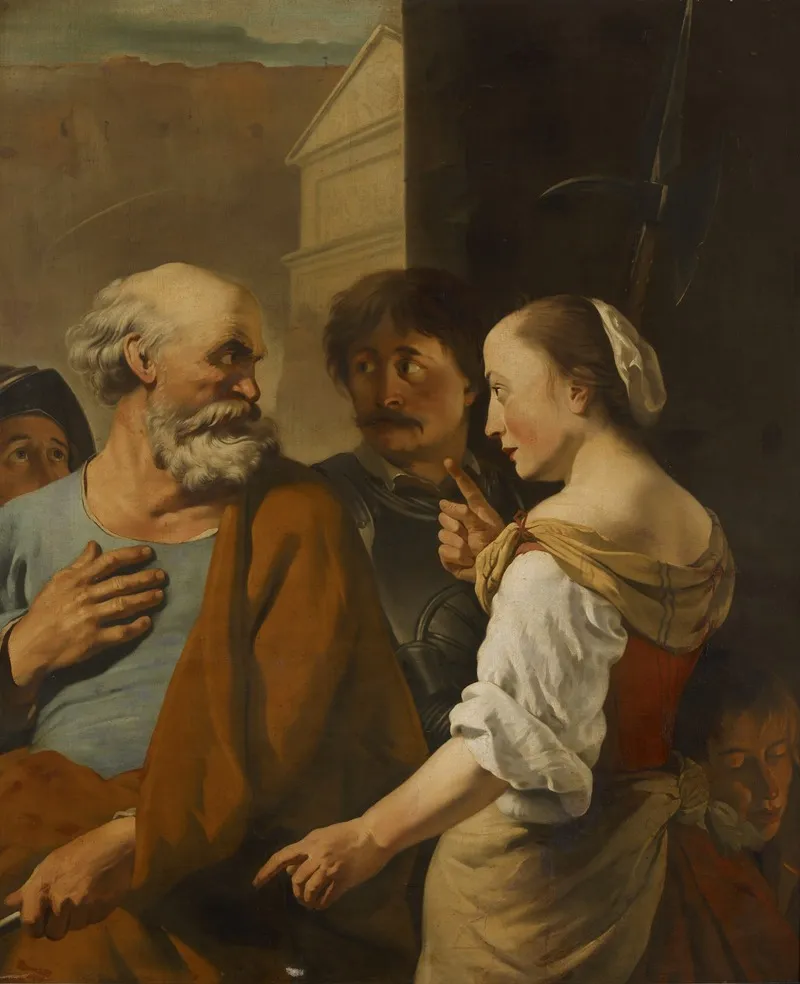 The Denial By Peter Wall Art by Erick van den Weerelt - High-Resolution Digital Print