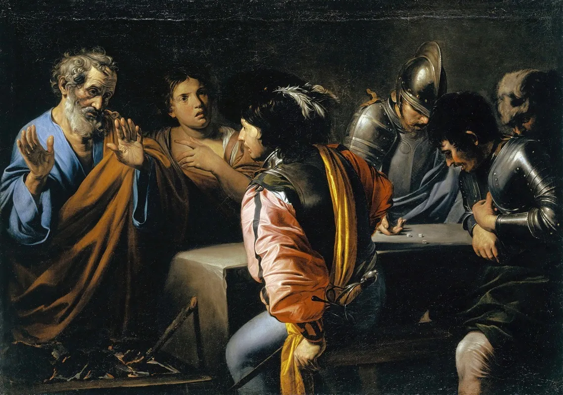The Denial Of Peter 2 Wall Art by Valentin de Boulogne - High-Resolution Digital Print