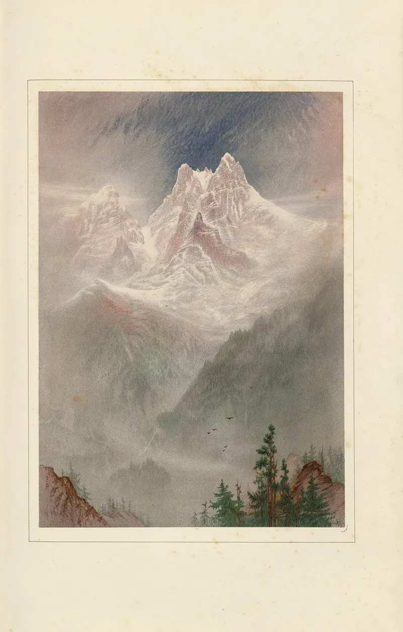 The Dent Du Midi From Near Champery