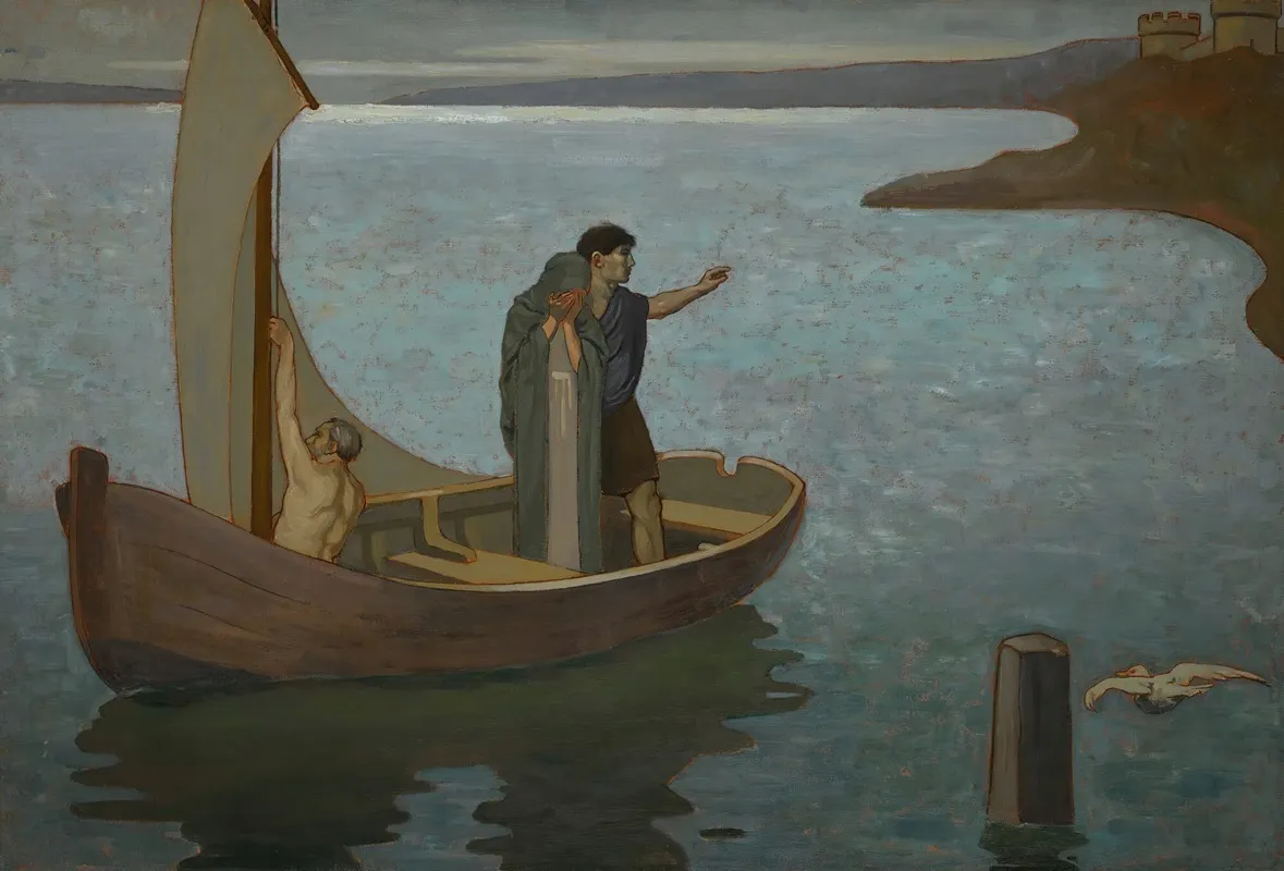 The Departure 3 Wall Art by Frederick Cayley Robinson - High-Resolution Digital Print