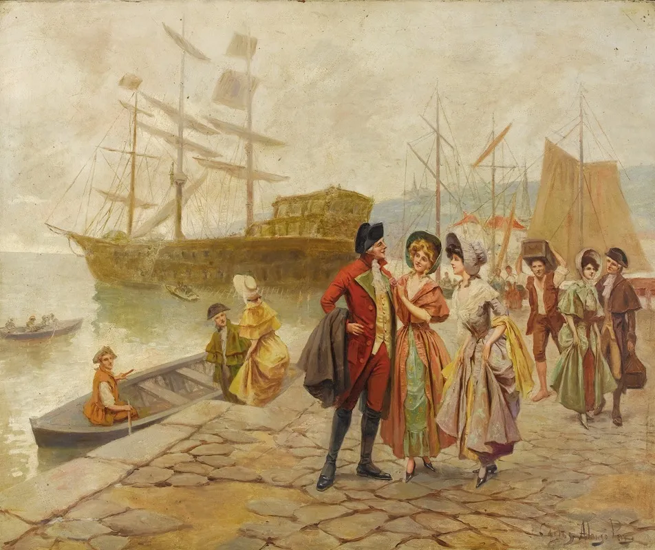 The Departure 5 Wall Art by CARLOS ALONSO PÉREZ - High-Resolution Digital Print