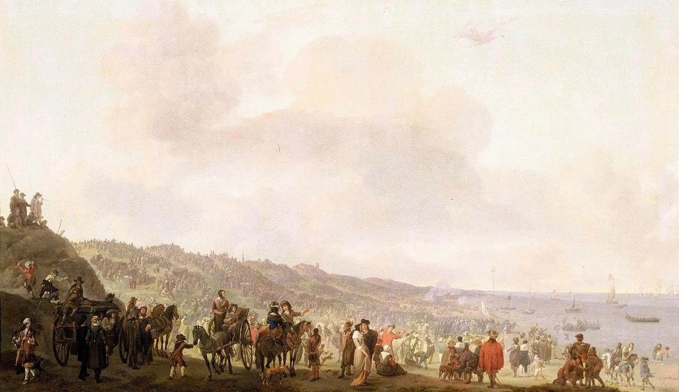 The Departure Of Charles Ii 1630 1685 From Scheveningen2 June 1660