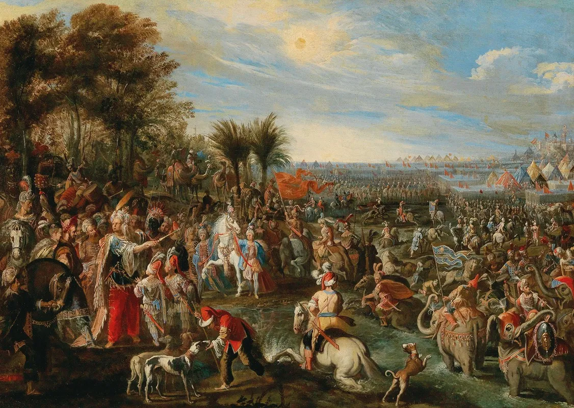 The Departure Of Hannibal Wall Art by Italo-Flemish School - High-Resolution Digital Print