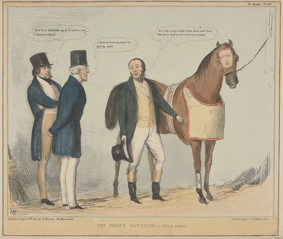 The Derby Favorite A Little Amiss Wall Art by John Doyle - High-Resolution Digital Print