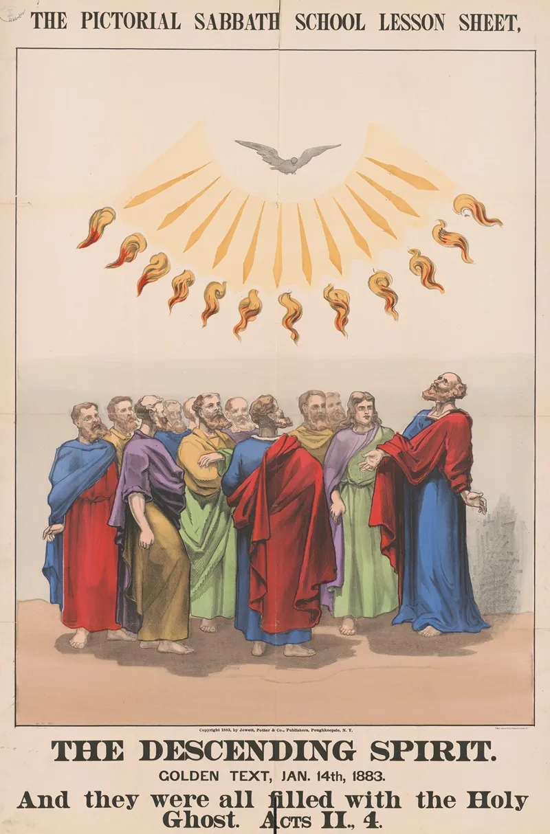 The Descending Spirit Wall Art by Jewett Potter & Co. - High-Resolution Digital Print