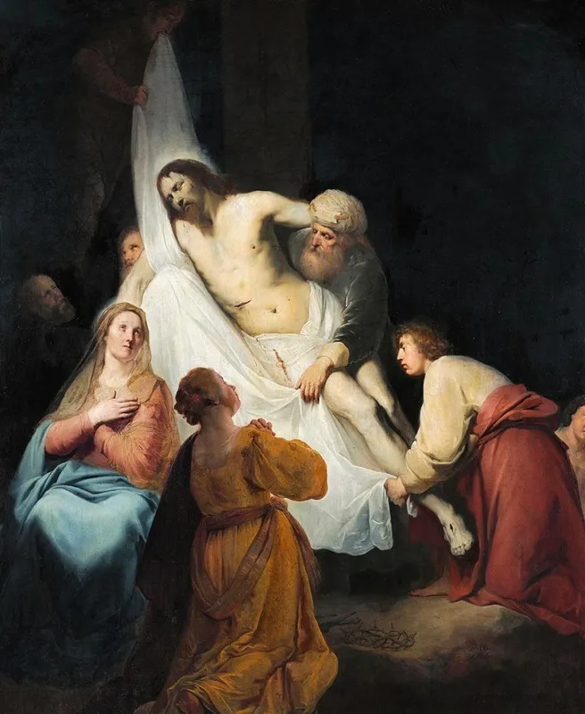 The Descent From The Cross 3 Wall Art by Pieter Fransz. de Grebber - High-Resolution Digital Print
