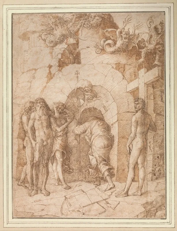The Descent Into Limbo Wall Art by Circle of Andrea Mantegna - High-Resolution Digital Print