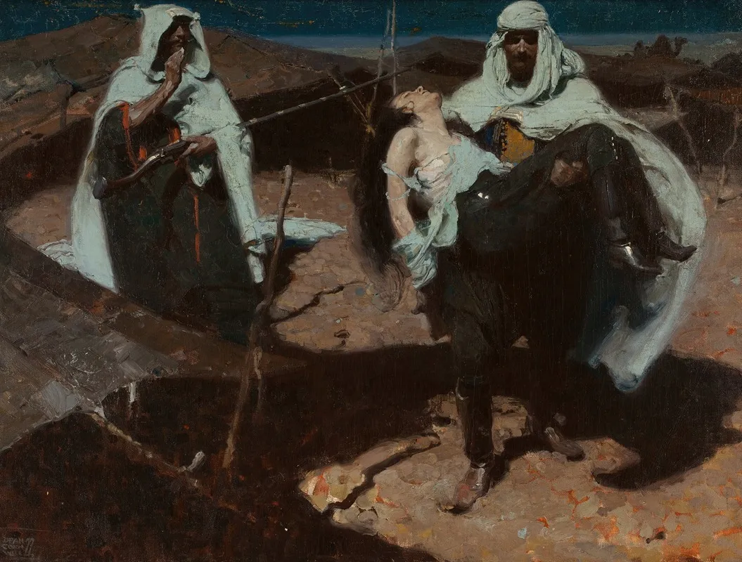 The Desert Healer Wall Art by Dean Cornwell - High-Resolution Digital Print