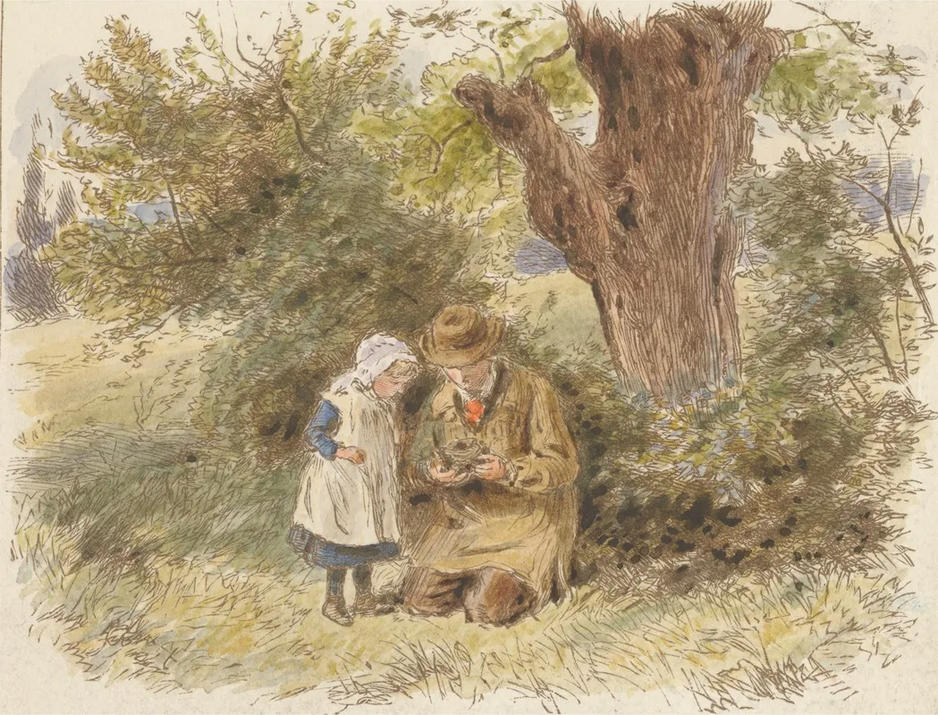 The Deserted Nest Wall Art by Alfred W. Cooper - High-Resolution Digital Print