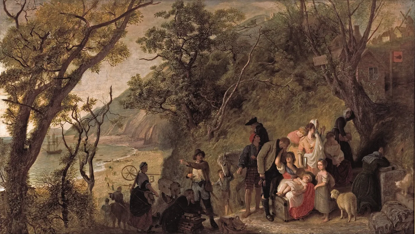 The Deserted Village Wall Art by Joseph Severn - High-Resolution Digital Print