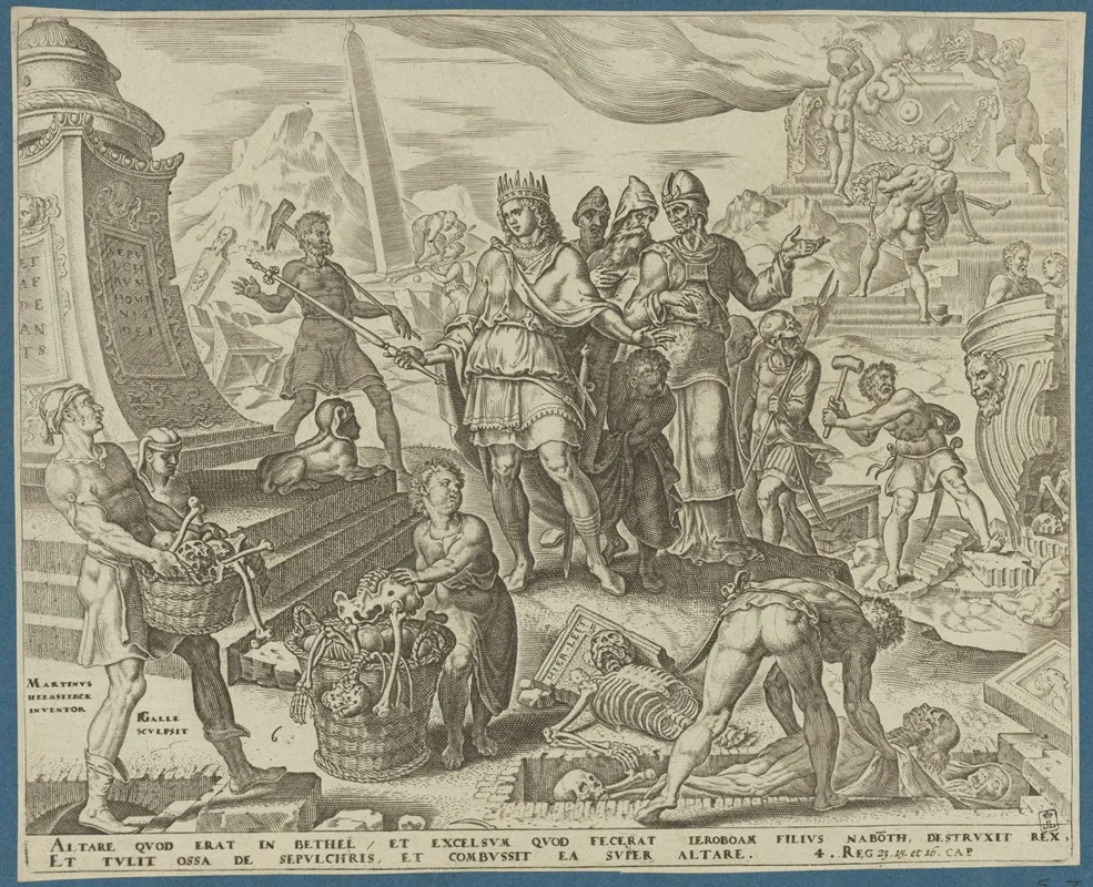 The Destruction Of The Altar At Bethel And The Exhumation Of The Bones From The Sepulchres