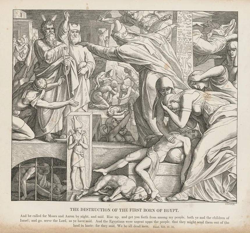 The Destruction Of The First Born Of Egypt