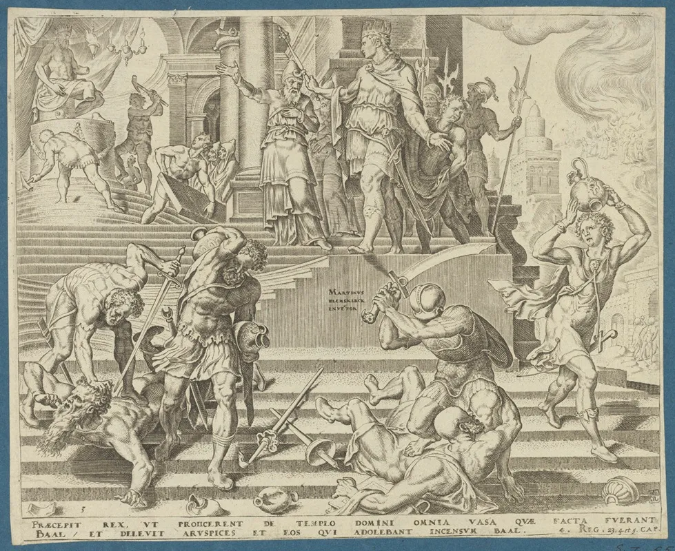 The Destruction Of The Temple Of Baal And The Slaughter Of His Priests